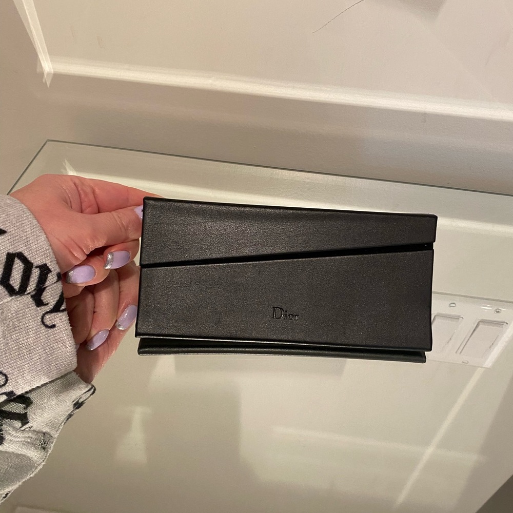 NEW DIOR Leather Sunglasses/Eyeglasses Case